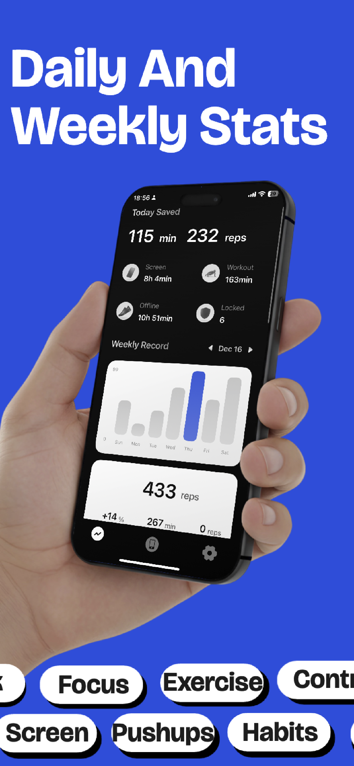 Reptime screenshot